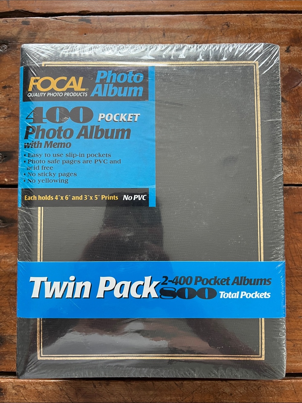 FOCAL 400 Pocket Photo Albums (twin pack - 2-400 Pocket Albums)